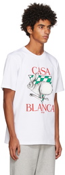 Casablanca White Casa Sport T-Shirt