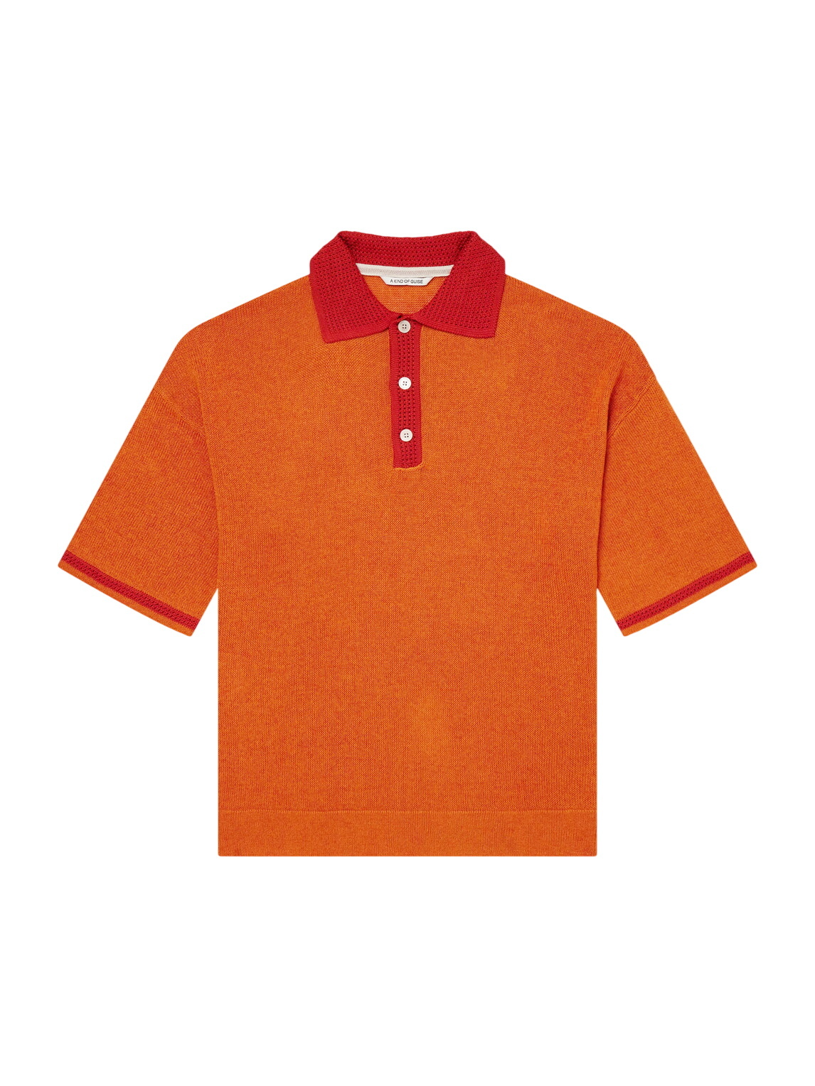 A Kind of Guise Men's Ferrini Knit Polo Shirt in Aubergine A Kind