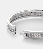 Bvlgari B.zero1 18kt white gold bracelet with diamonds