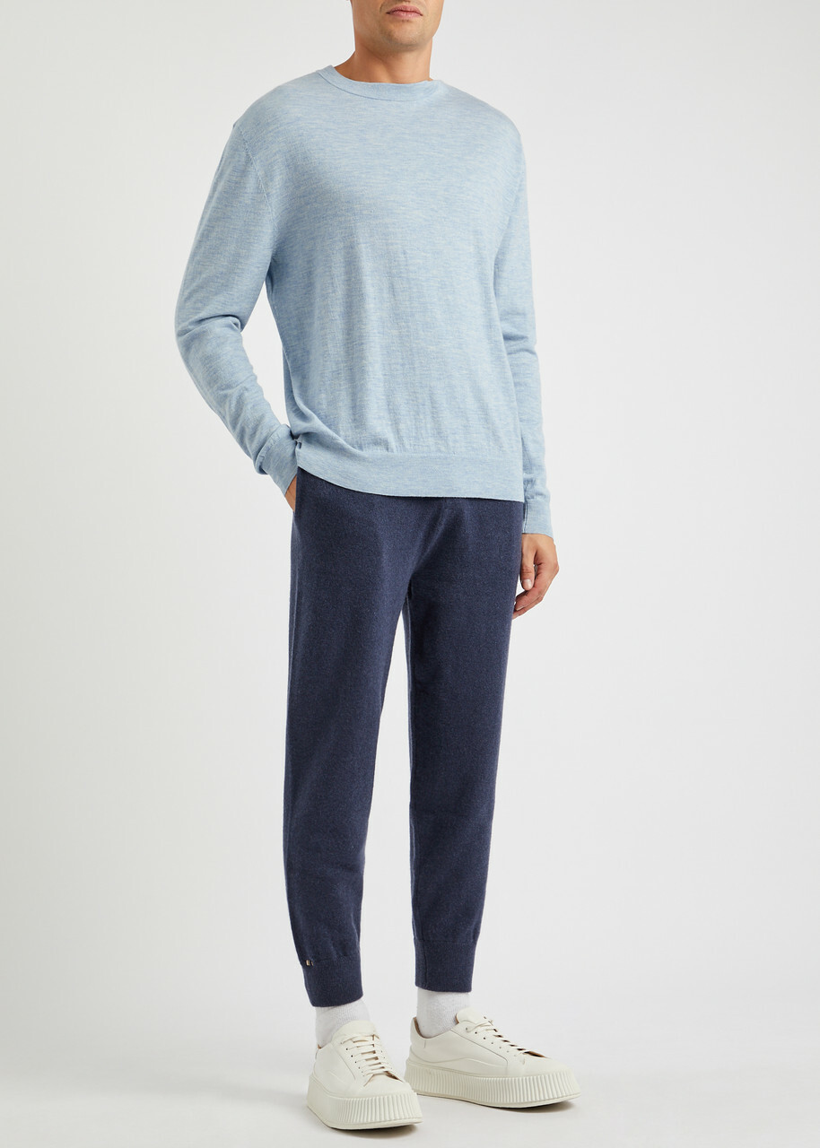Extreme Cashmere N°233 Class Cashmere-blend Jumper - Blue - One Size