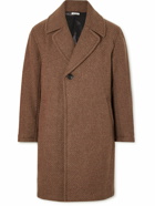 Blue Blue Japan - Double-Breasted Wool-Twill Coat - Brown