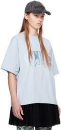 VTMNTS Blue Embroidered T-Shirt