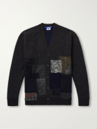 Junya Watanabe - Patchwork Wool-Blend Cardigan - Blue