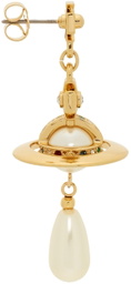Vivienne Westwood Gold Pearl Drop Earrings