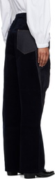 Andersson Bell Navy Zoe Wrap Jeans