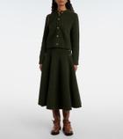 Bottega Veneta Knot bouclé midi skirt