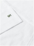 Sid Mashburn - Pima Cotton-Piqué Polo Shirt - White