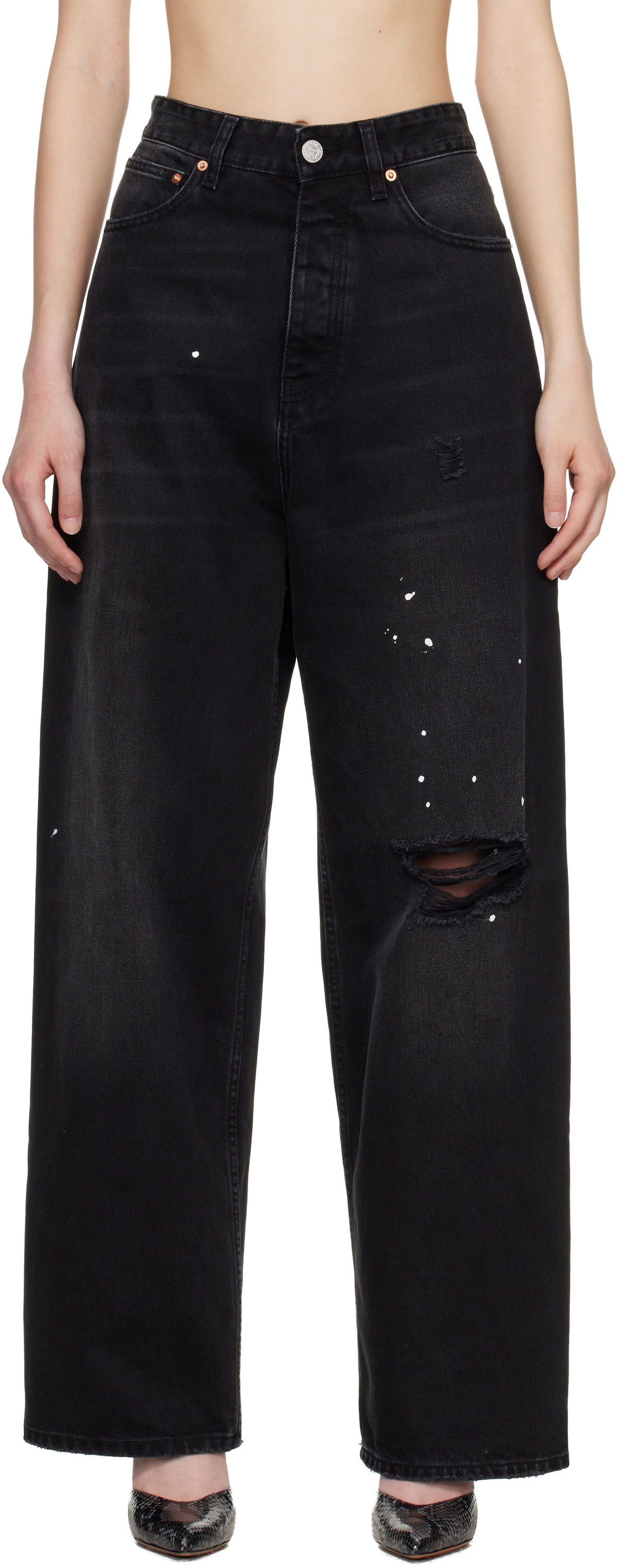 VETEMENTS Black Ripped Jeans
