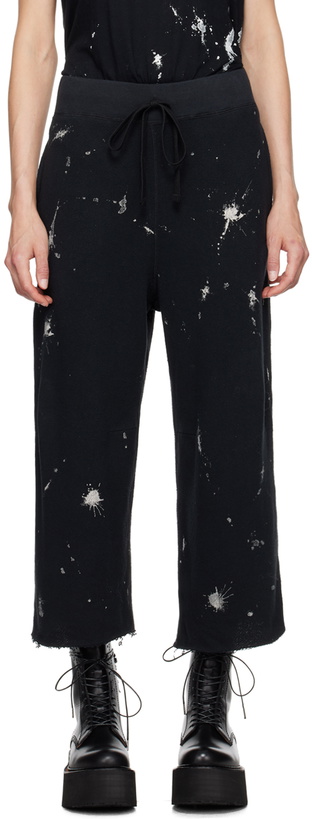 Photo: R13 Black Articulated Knee Sweatpants