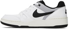 Nike White Full Force Low Sneakers