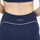 Adanola Women's Ultimate Micro Piping Crop Shorts in Navy