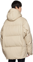 Wooyoungmi Beige Quilted Down Jacket