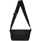 The Attico Black Mini Satin Trousse Bag