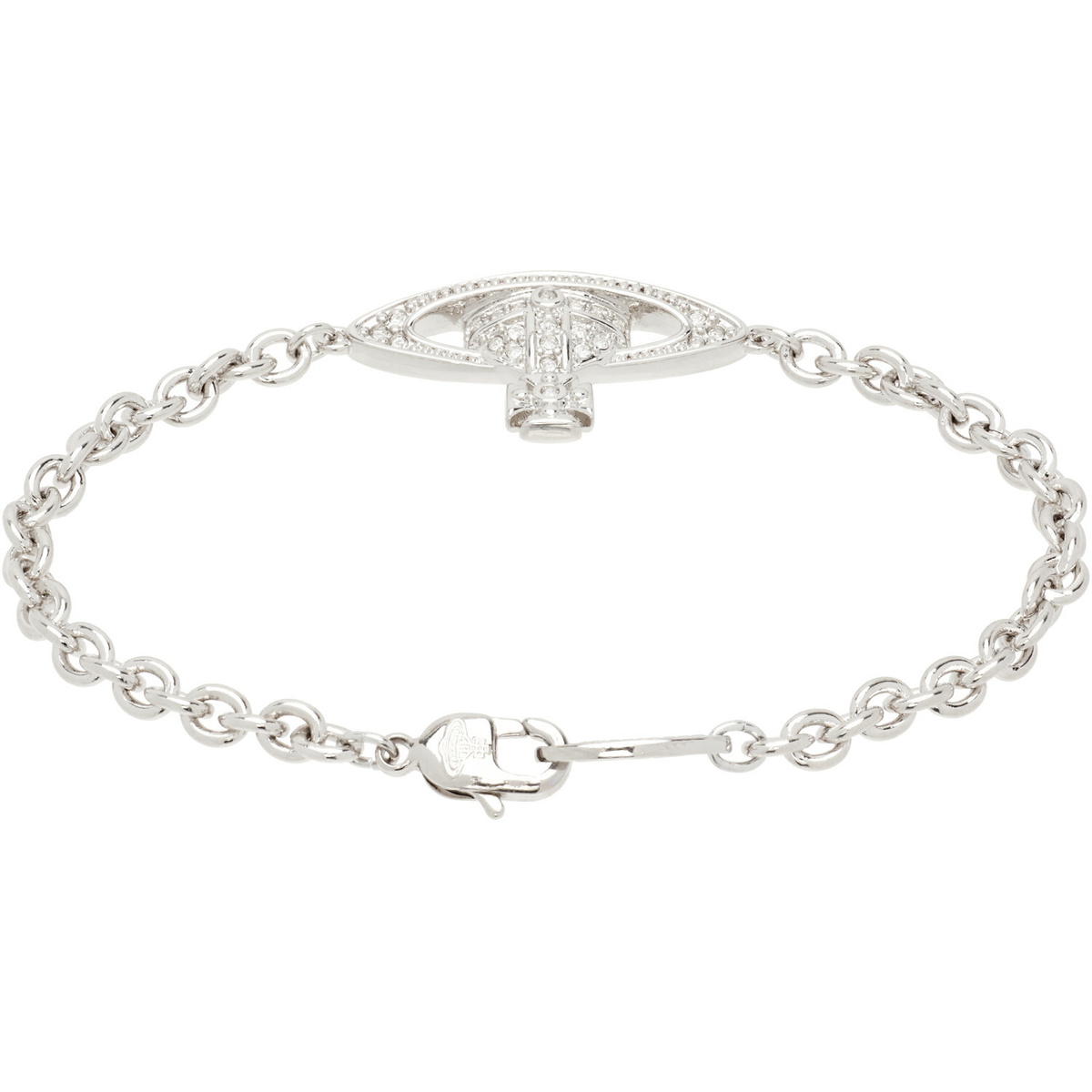 Vivienne Westwood Man Mini Bas Relief Chain Bracelet