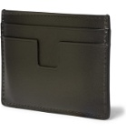 TOM FORD - Logo-Debossed Leather Cardholder - Brown