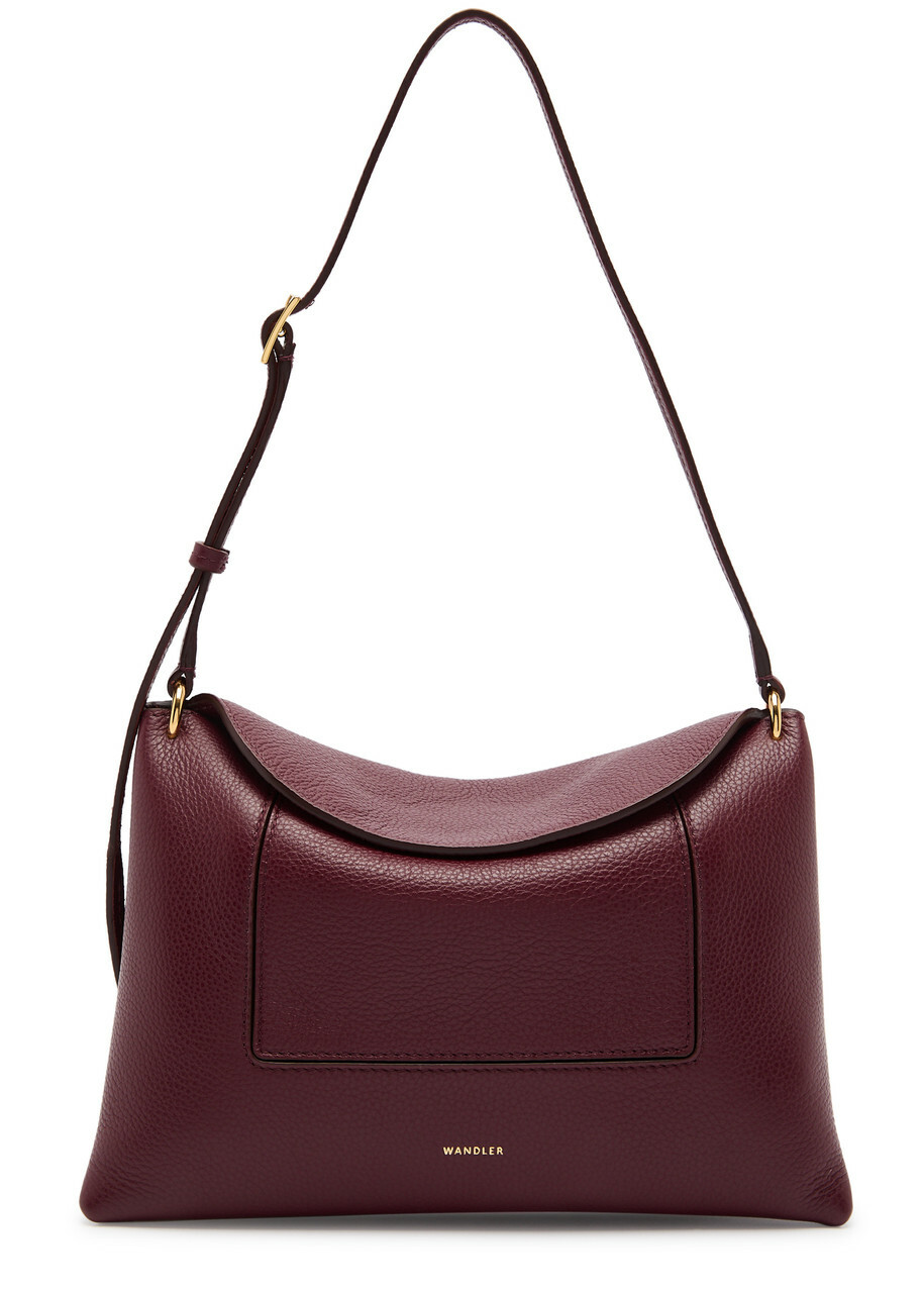 Wandler Penelope Slouch Leather Cross-body bag - Burgundy - One Size