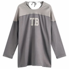 Beams Boy Women's Logo Football Long Sleeve T-Shirt in Grey 