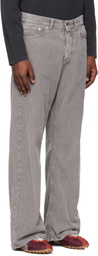 HOPE Gray Loose-Fit Trousers