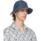 Neighborhood Indigo Denim Washed Bucket Hat