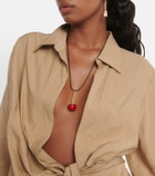 Jacquemus Le Sautoir Cherry necklace