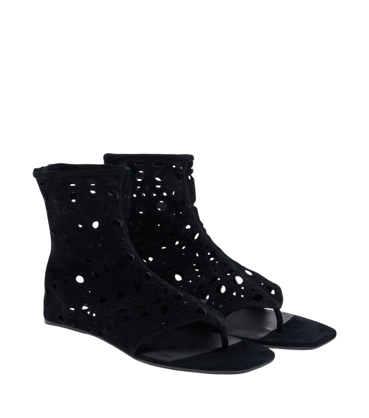 Photo: Alaïa Neo Vienne suede thong sandals