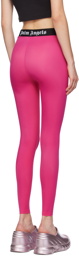 Palm Angels Pink Elasticized Leggings