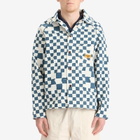 Service Works Men's Drill Printed Foh Jacket in Teal Checker