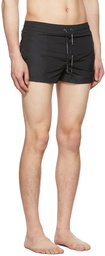 Dolce & Gabbana Black Patch Swim Shorts