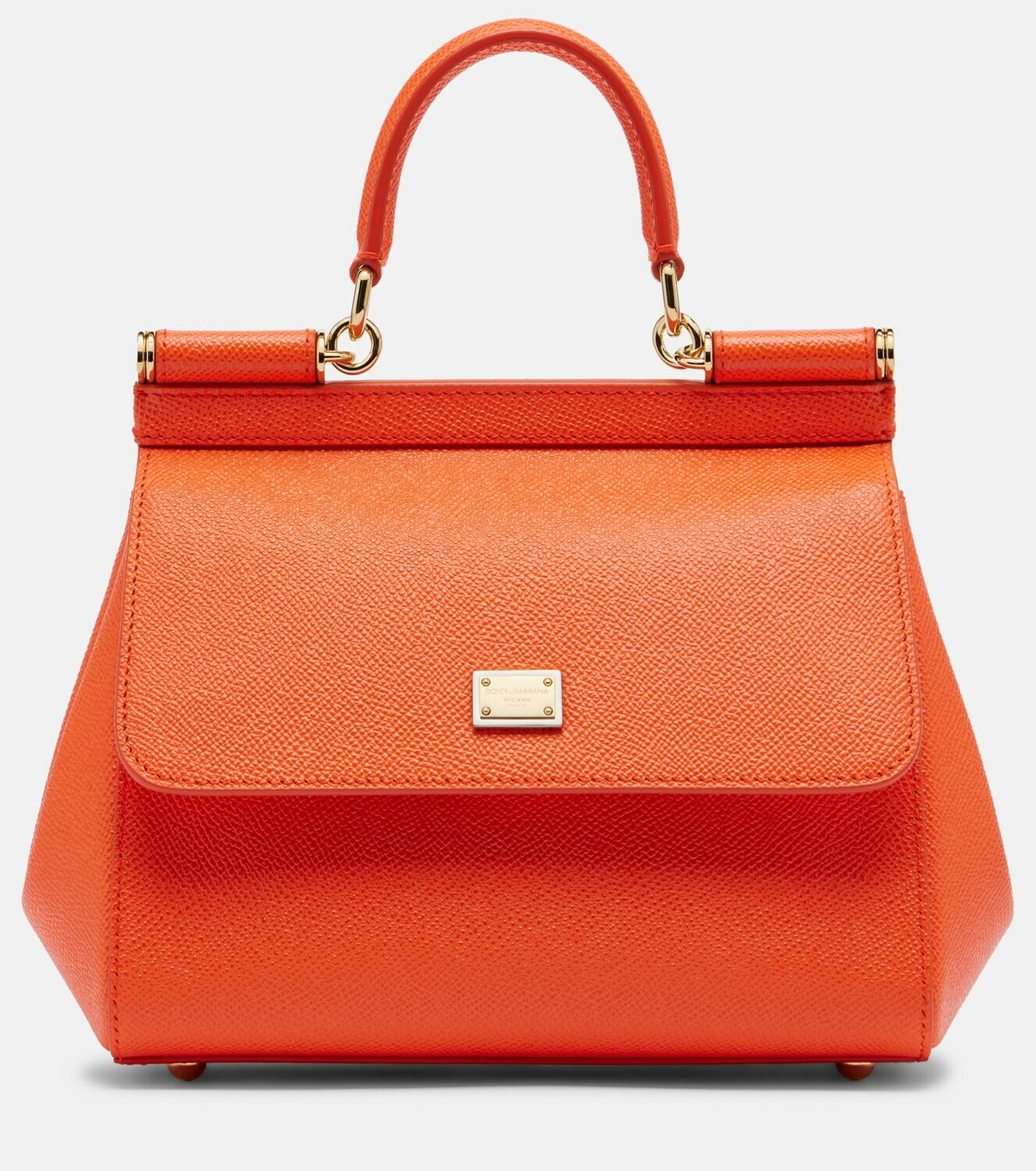Dolce&Gabbana Sicily Small leather top-handle bag