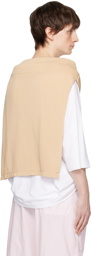 LEMAIRE Beige Sweater-Style Scarf