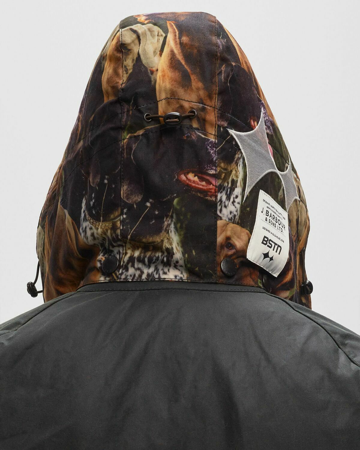 Barbour Barbour X Bstn Brand Prtd Hood Multi Hats Barbour