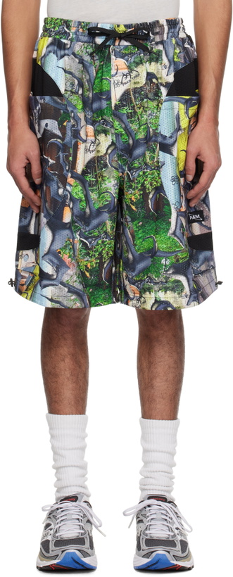 Photo: Perks and Mini Multicolor 'P.A.M.' Real Tree Mesh Shorts