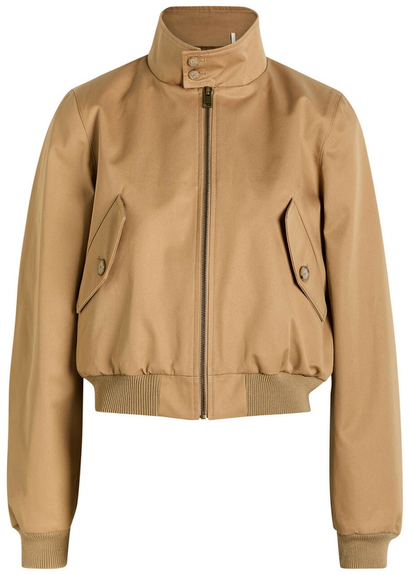 Photo: Frame The Harrington Cotton Jacket Camel