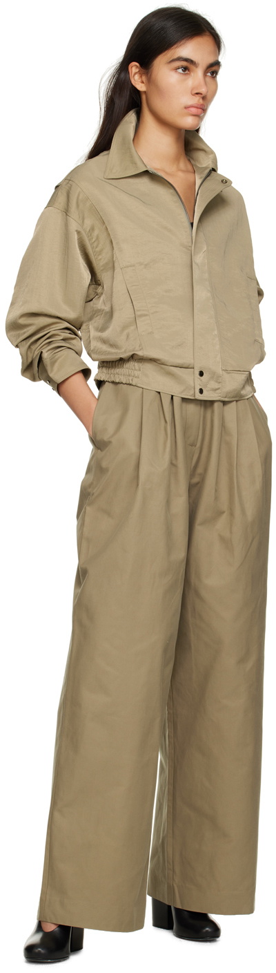 Birrot Khaki Giwa Bomber Jacket