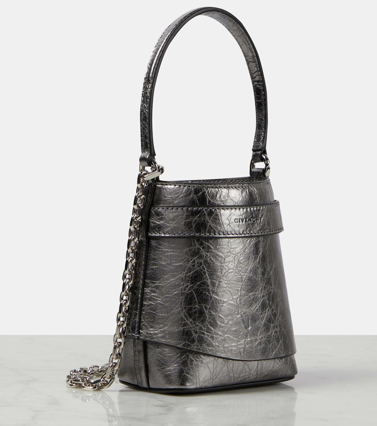 GIVENCHY正規品/関税送料込み micro bucket bag Givenchy Micro Shark Lock Leather Bucket Bag | Nordstrom