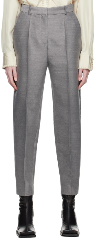 Photo: TOTEME Gray Evening Trousers