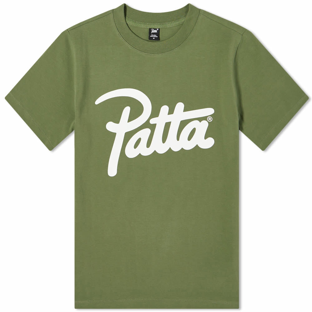 Patta Basic Fitted T-Shirt in Olivine Patta