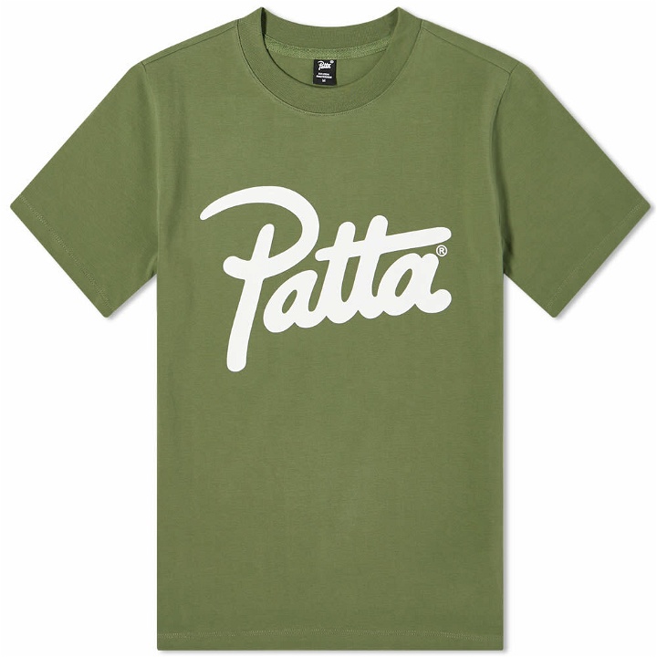 Photo: Patta Basic Fitted T-Shirt in Olivine