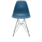 Vitra Eames DSR Side Chair Chrome Legs in Sea Blue