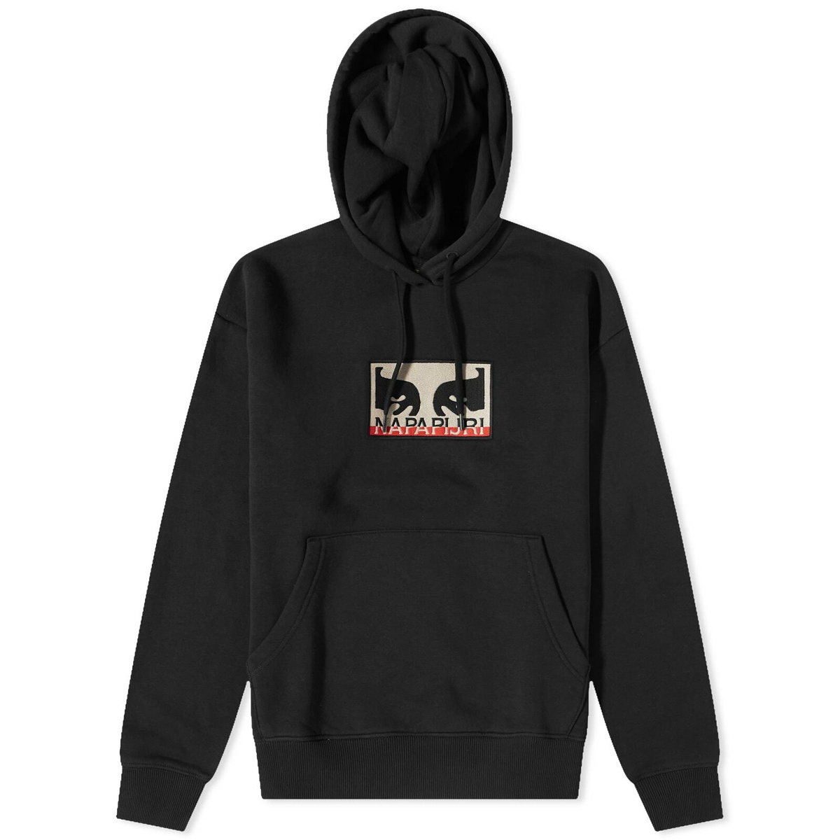 【Napapijri】ボックスロゴ スウェット ブラック / 送料無料 B-Box Logo Sweat Black | Napapijri | EQVVS