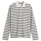 Junya Watanabe MAN Men's Long Sleeve Jersey in Ntrl/Navy