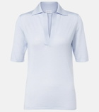 Gabriela Hearst Casius cashmere and silk polo shirt