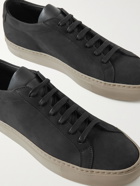 Common Projects - Original Achilles Nubuck and Leather Sneakers - Black