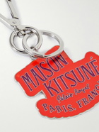 Maison Kitsuné - Palais Royal Silver-Tone and Enamel Keyring