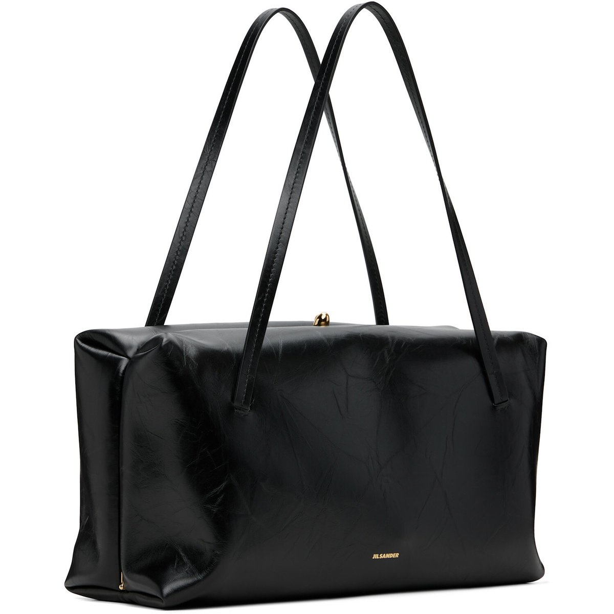 Jil Sander Black Goji Pillow Medium Bag