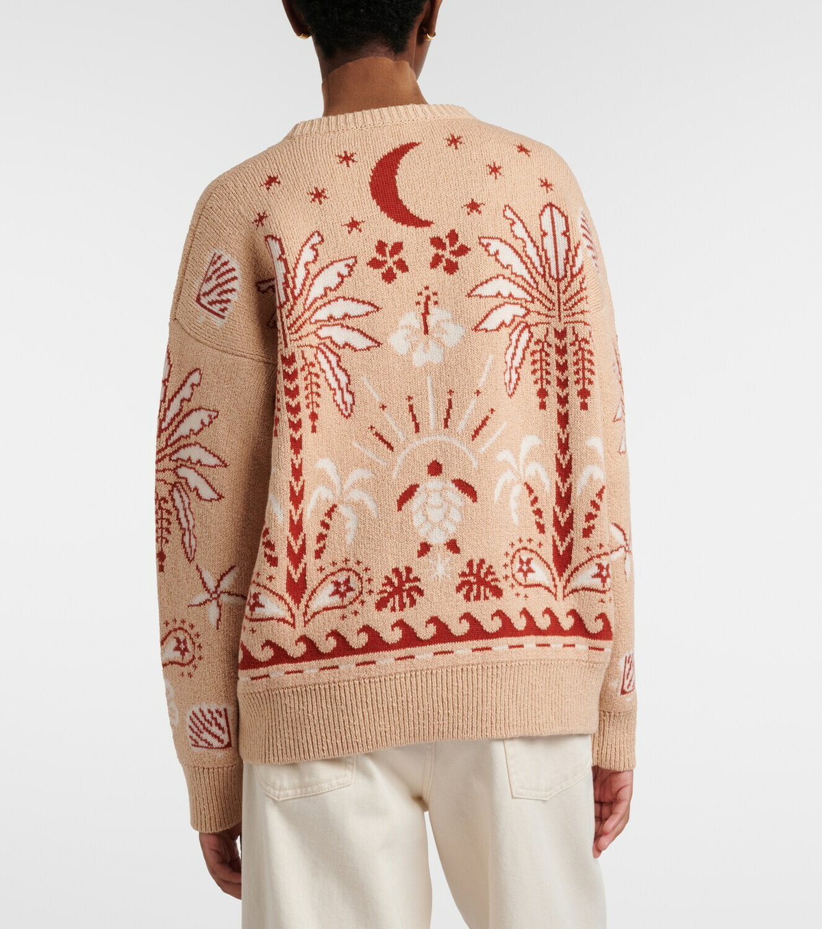Alanui Echoes Of The Island wool and cotton sweater