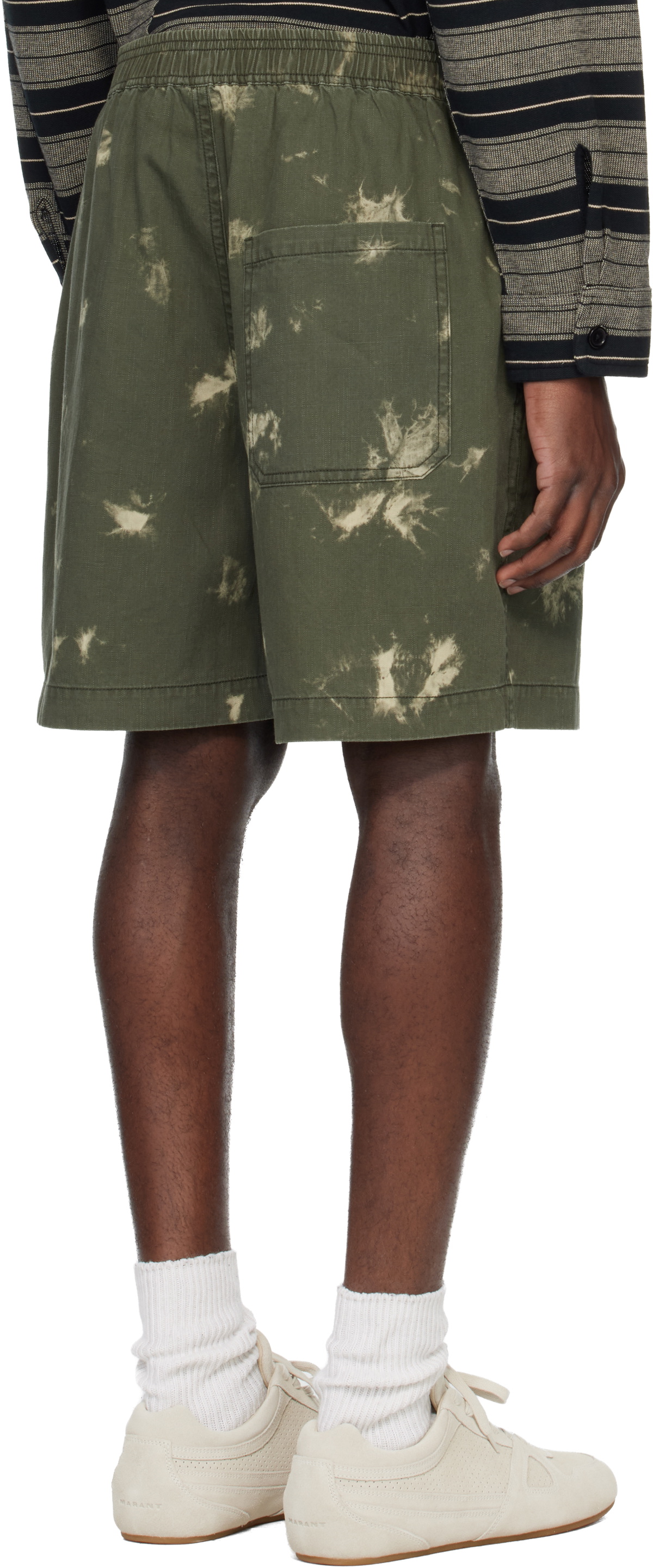 Isabel Marant Khaki Thydra Shorts
