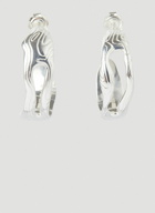 Octi - Globe Hoop Earrings in Silver