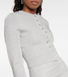 Victoria Beckham - Glitter cropped cardigan