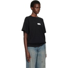 MM6 Maison Margiela Black Logo Patch T-shirt